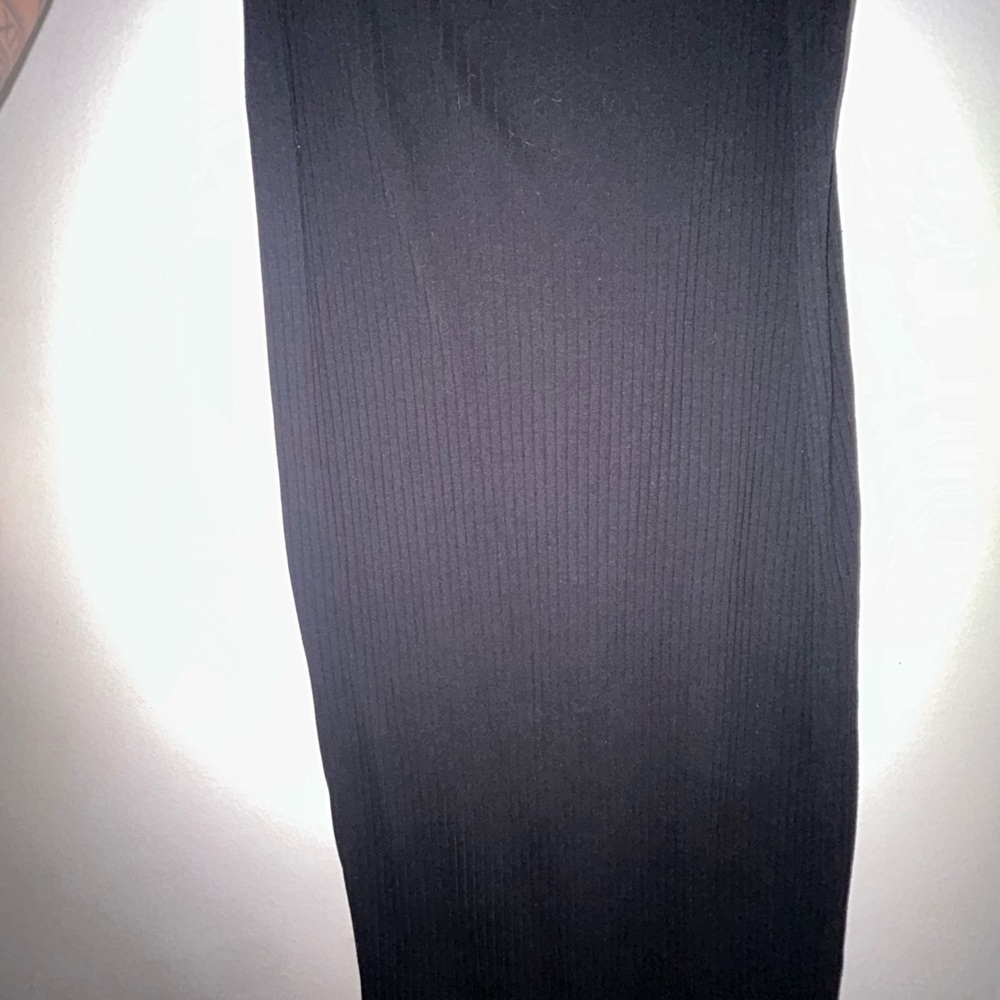 American Eagle Outfitters Black Textured Skirt
